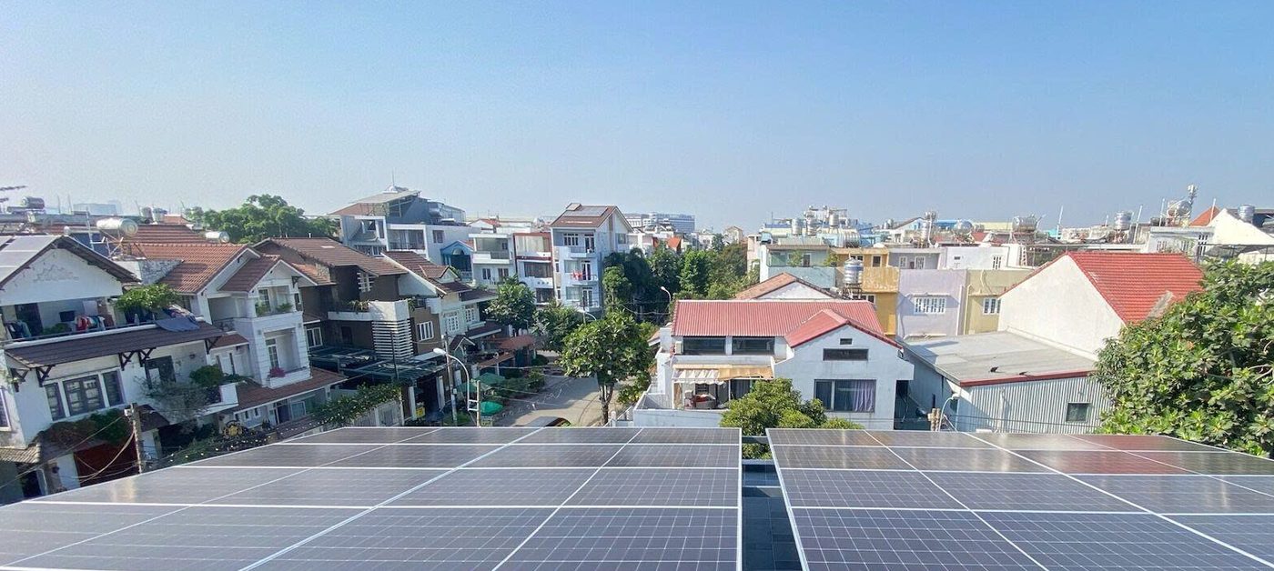 Công trình điện mặt trời Lê Quang Thịnh tại Quận 9, TP.HCM
